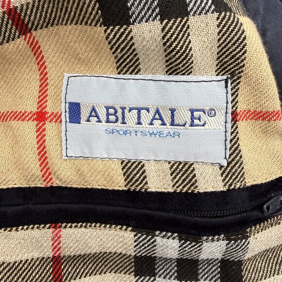 ABITALE Men's Quilted Puffer Jacket, Lined Collared 2 Pockets Italy Gray Blue 45 - Picture 5 of 11